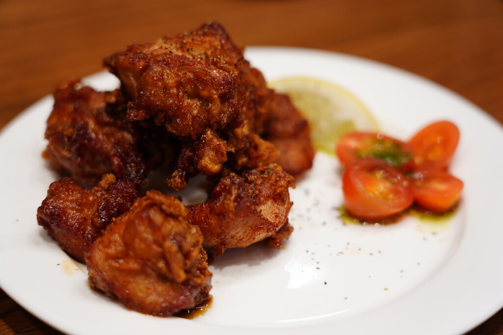 Lunch - Chicken karaage(ish) by acolyte