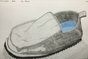 3rd Jul 2021 - Daily Sketch #10 My Shoe