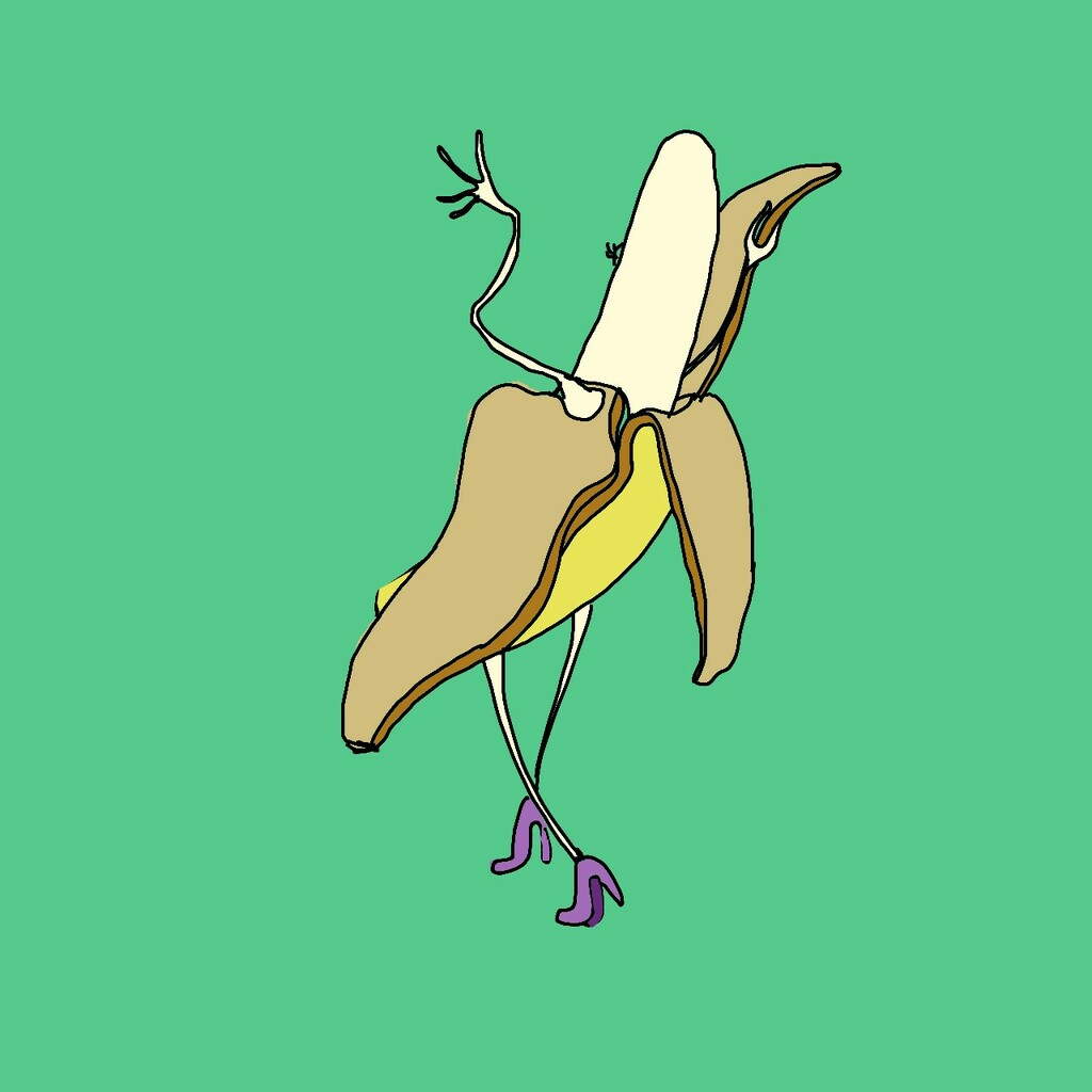 just another banana trying to get by by dreary