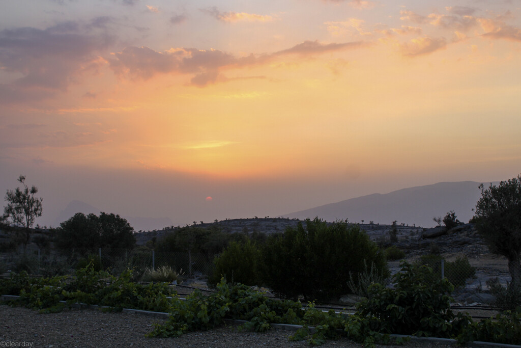 Jebel Shams sunset by clearday