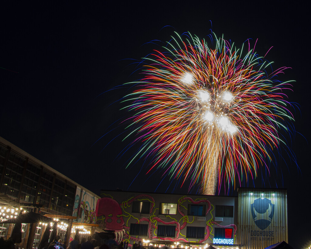 Fireworks at BrewDog. by cwbill