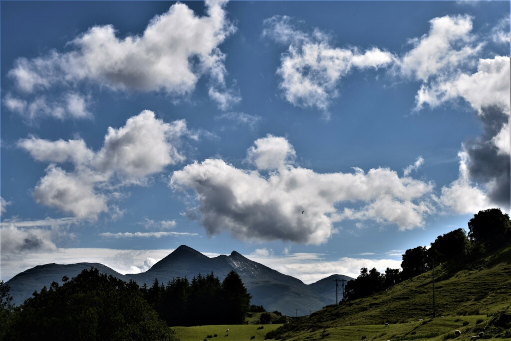 clouds and hill by christophercox