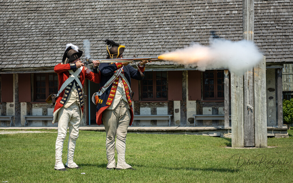 Musket Demonstration at Fort Michilimackinac by dridsdale