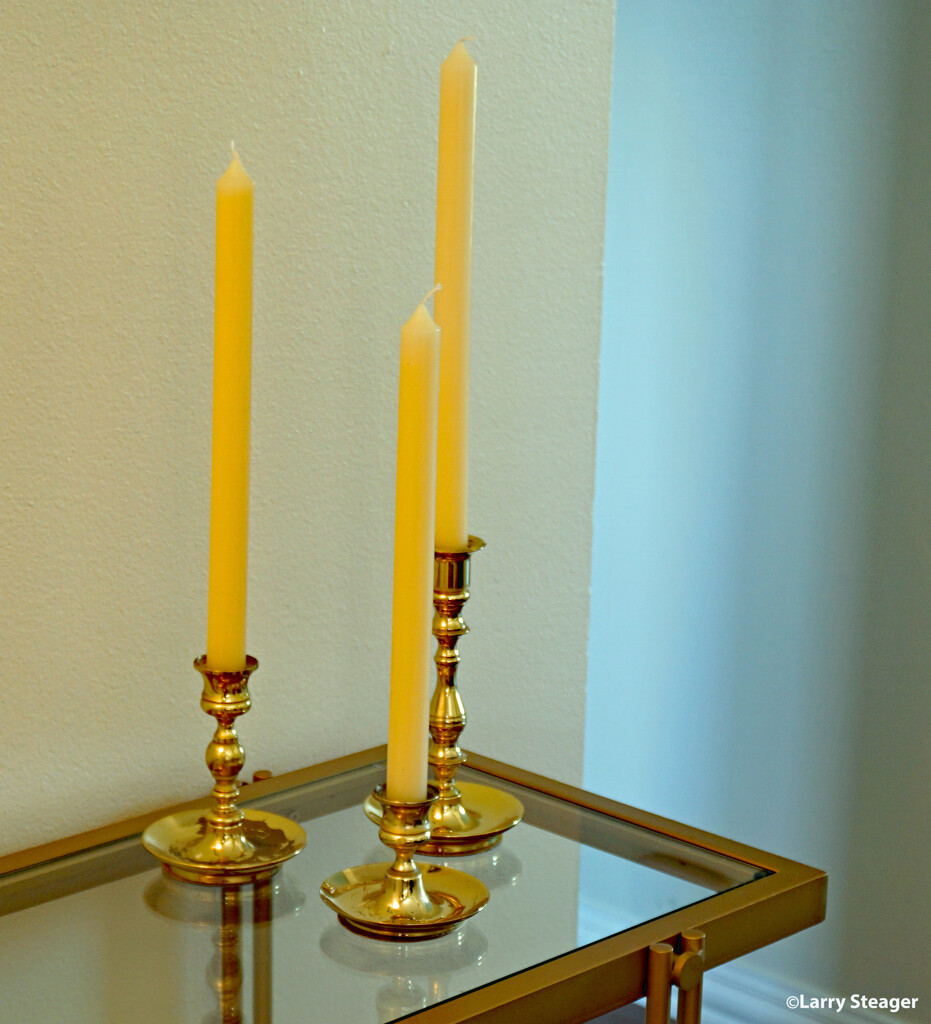 Three candles by larrysphotos