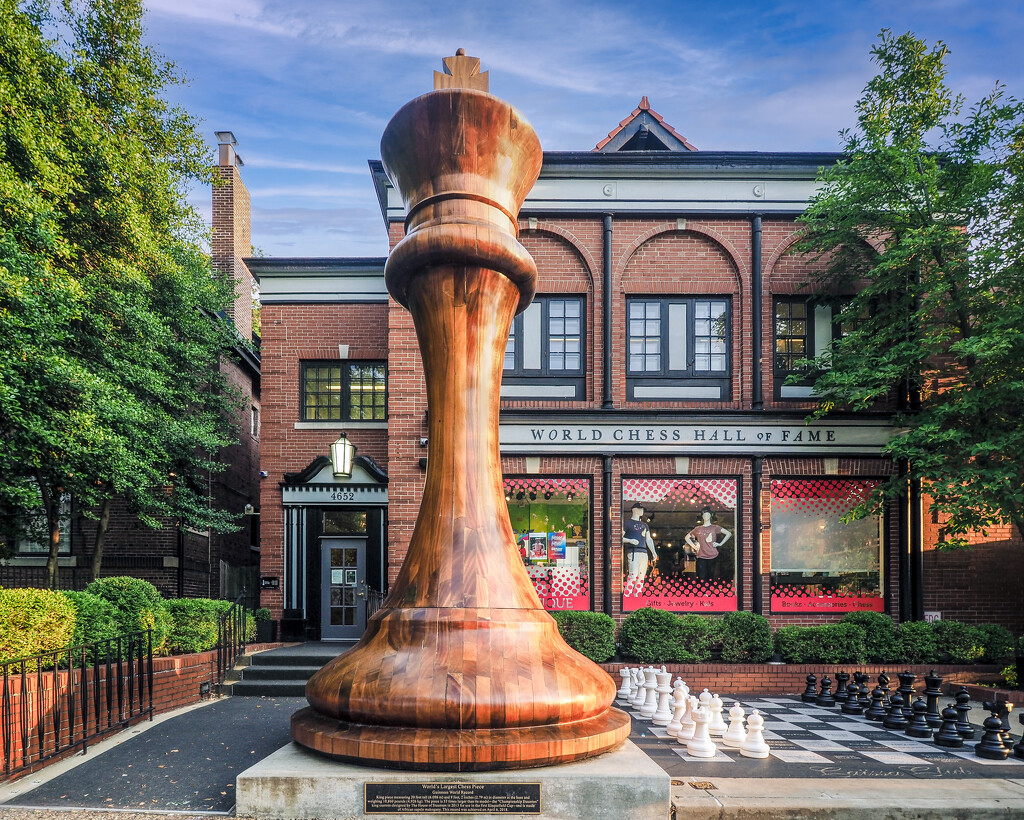 World's Largest Chess Piece by rosiekerr
