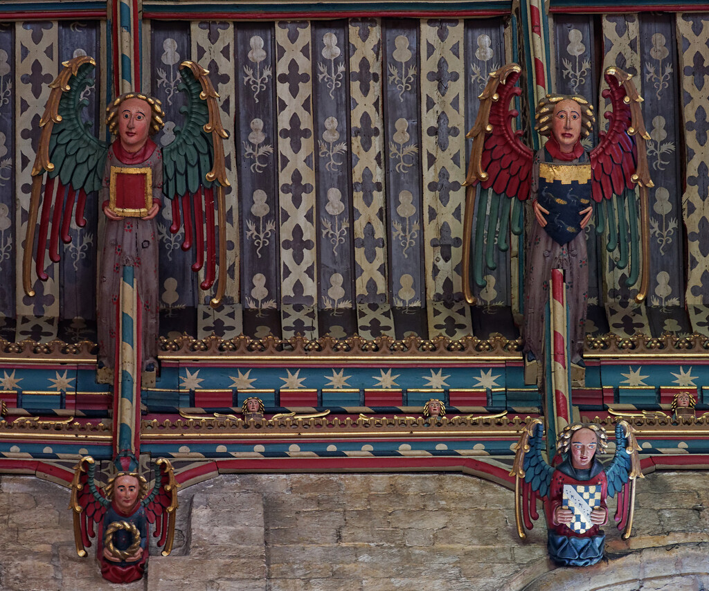 0710 - Carved Angels supporting the roof of Ely Cathedral by bob65