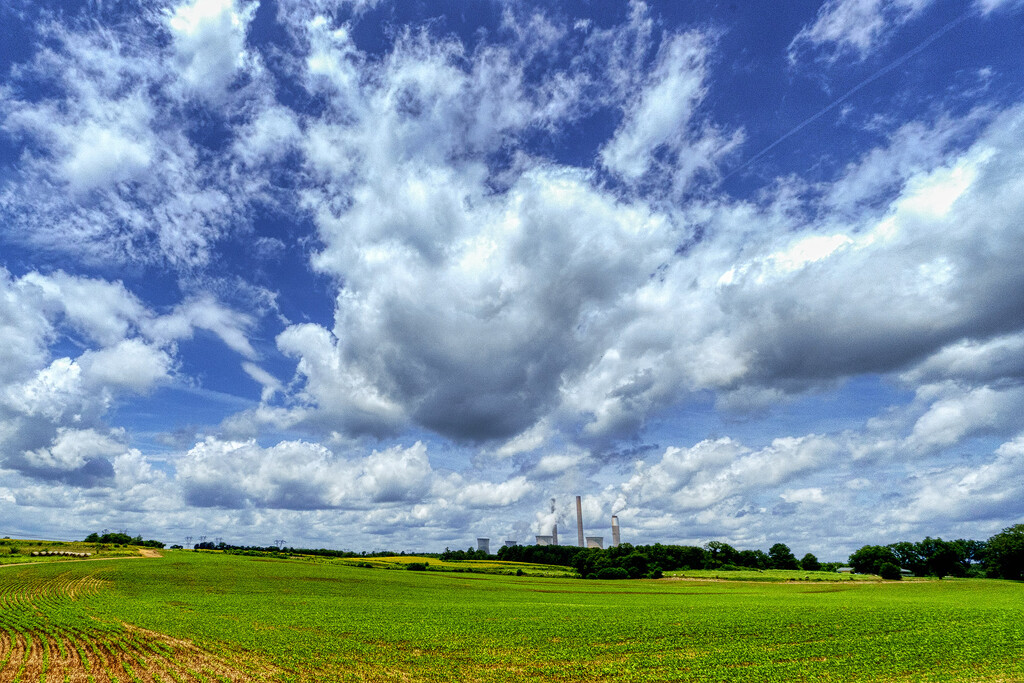 Power Plant Landscape by k9photo