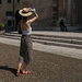 The tourist with the straw hat by caterina