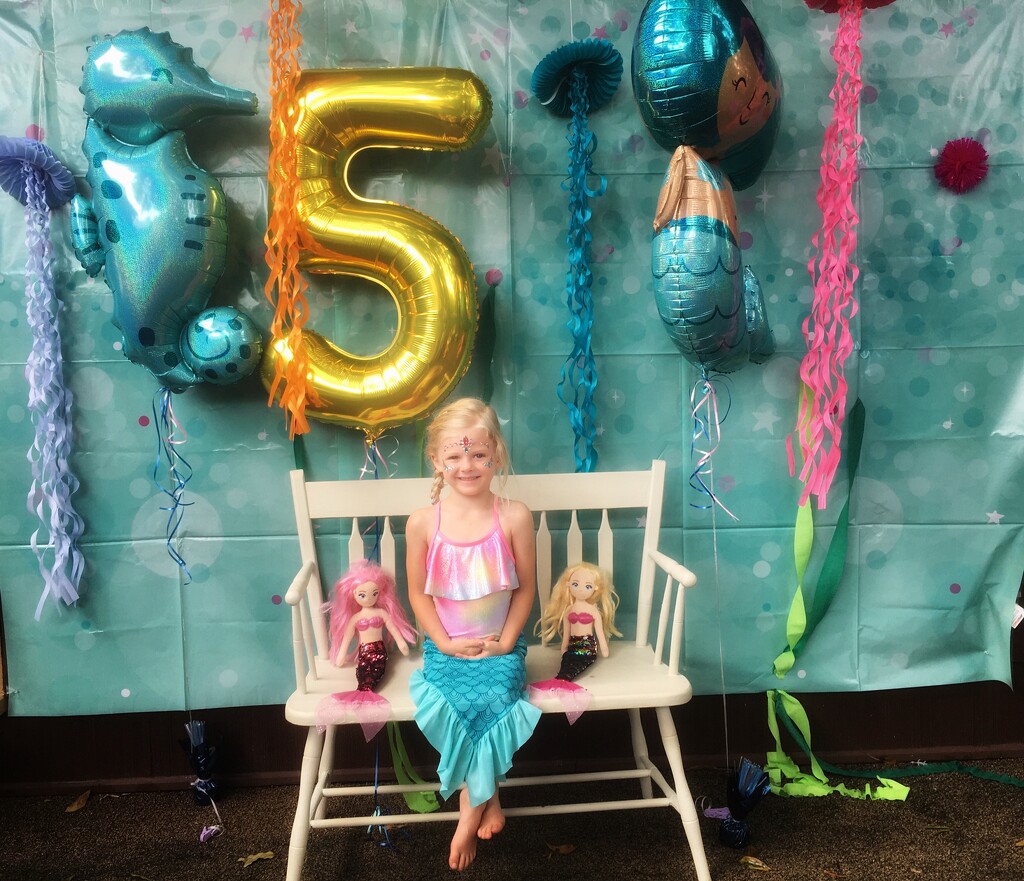 Mermaid Felicity is 5! by louannwarren