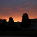Sunset over houses by homeschoolmom