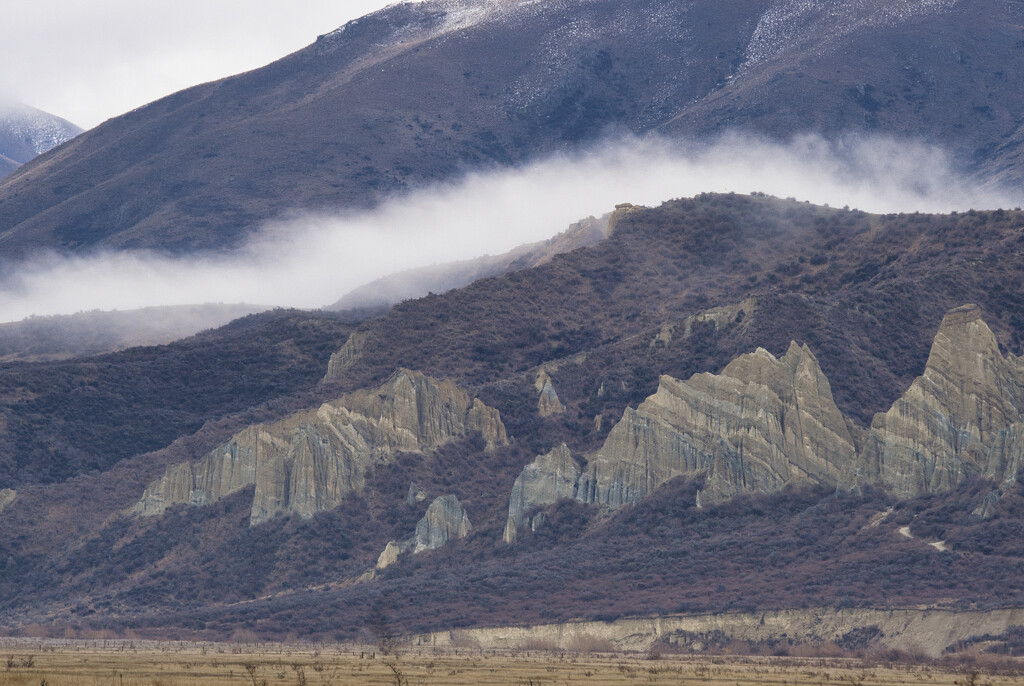 Clay Cliffs of Omarama by dkbarnett