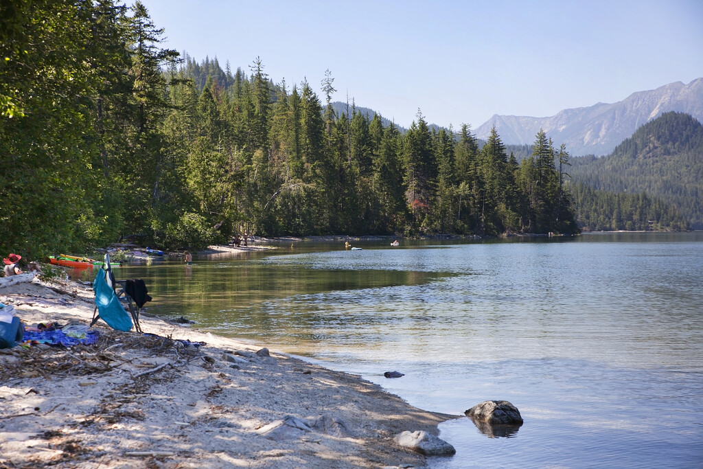 At the lake by kiwichick