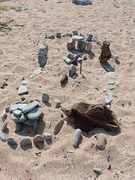 20th Jul 2021 -  Sort of Stonehenge on the beach