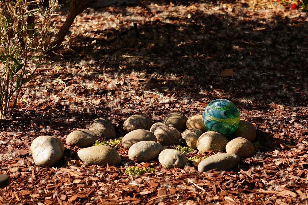 Stones and a glass ball by acolyte
