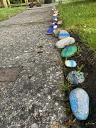 24th Jul 2021 - Row of painted stones 