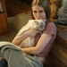 My Daughter and Her New Kitty by julie