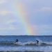 Surfing under a rainbow by gilbertwood