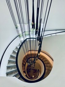 27th Jul 2021 - Cool lights and stair case.