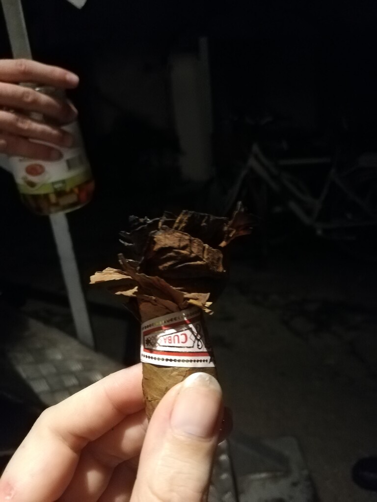 Trying cigar for the first time by nami