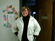 14th Jan 2011 - Mrs. Reifler in front of classroom