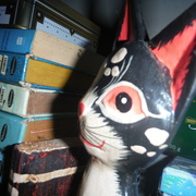 5th Aug 2021 - Eye #7: Wooden Cat Bookend