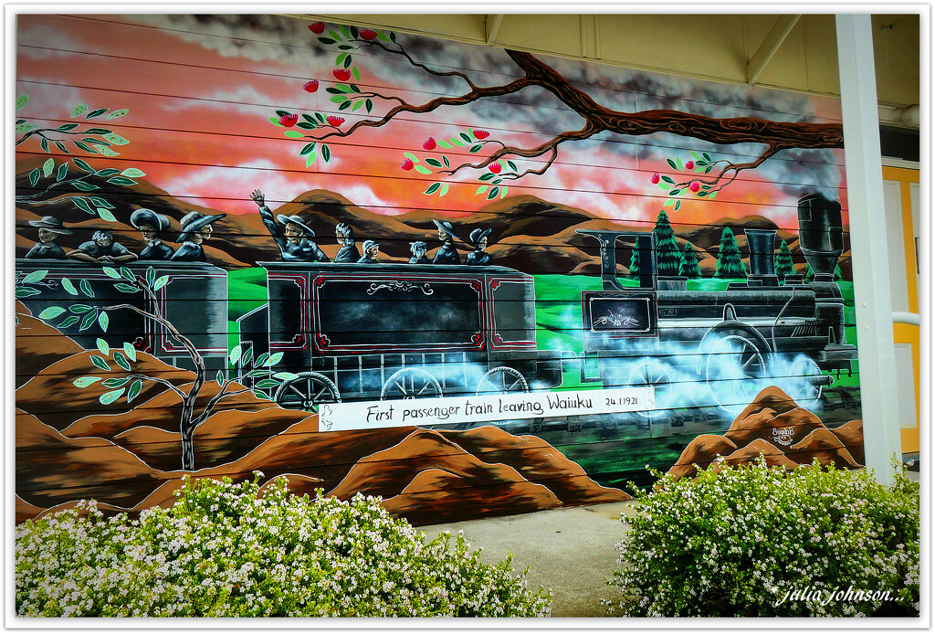 Train Station Mural by julzmaioro