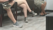 8th Aug 2021 - Medical waiting room shoes...