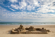 7th Aug 2021 - Sand art on the beach