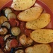 Ratatouille and sliced garlic bread. by grace55