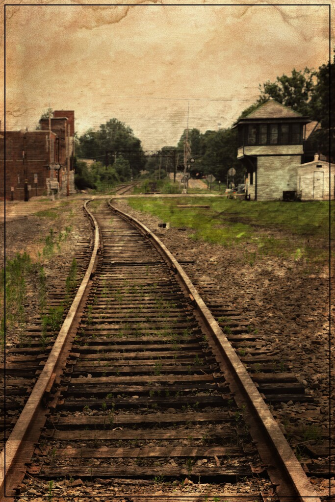 Vintage Railroad Tracks by olivetreeann