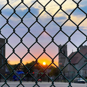 7th Aug 2021 - The Sunset & The Fence