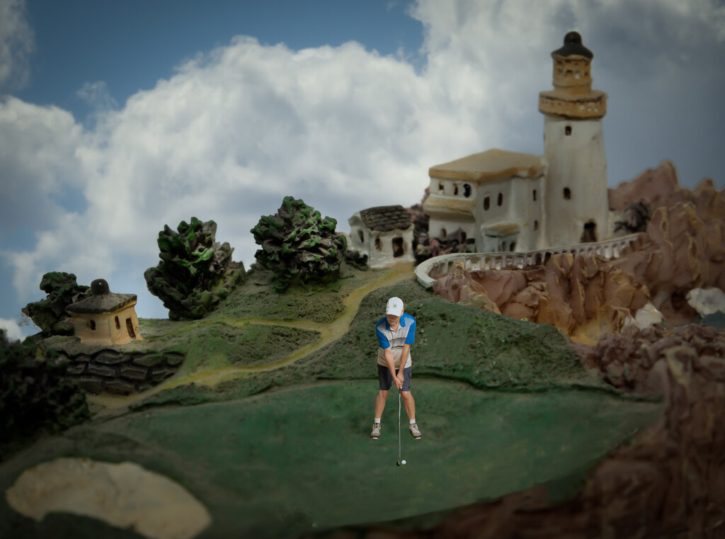 Miniature golf - Get Pushed Challenge -Miniature Photography by myhrhelper