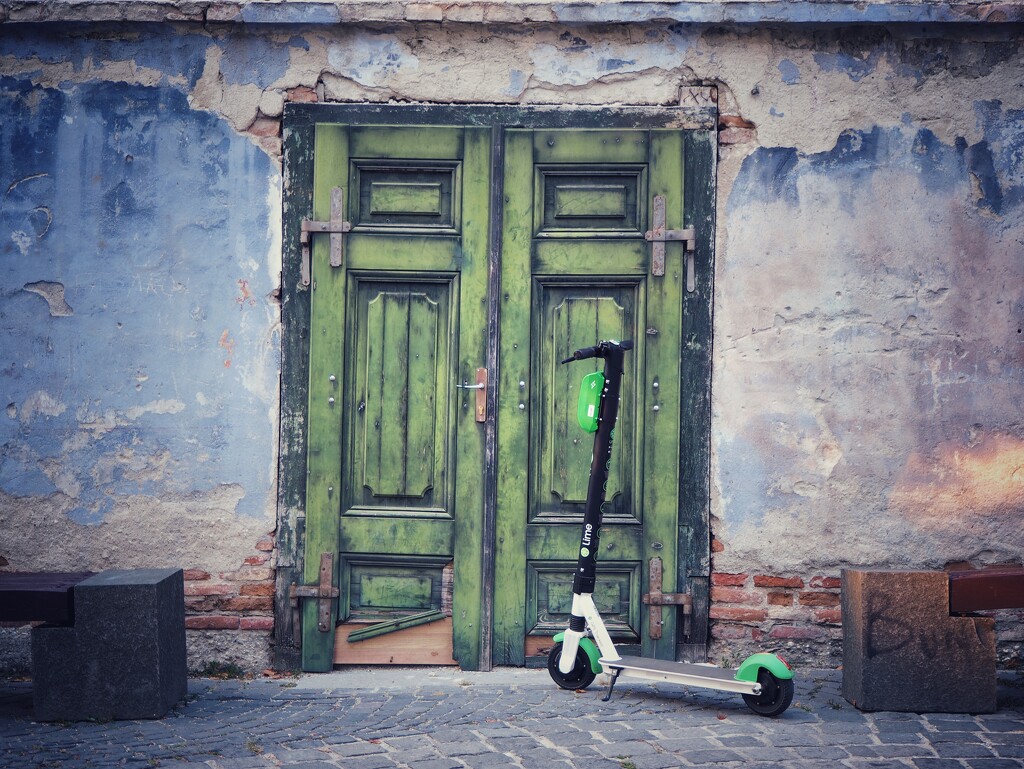 Green door by monikozi