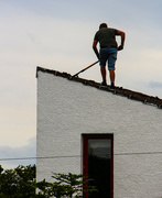12th Aug 2021 - Sweeping the Roof