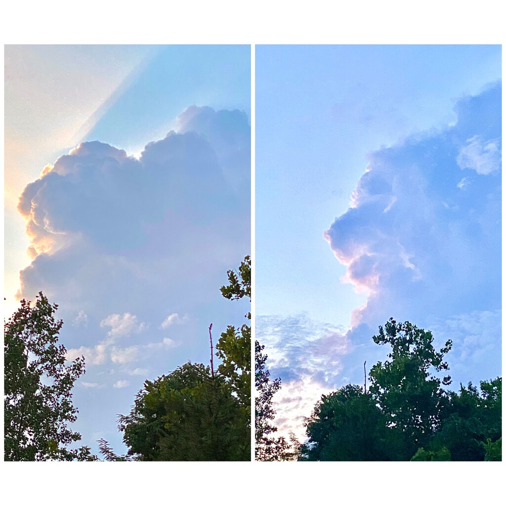 Cloud image 2 min. 40 sec. apart by ggshearron