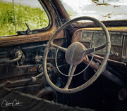 16th Aug 2021 - Steering Wheel, ‘39 Plymouth