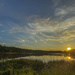 Sun sets on Barney's Lake by taffy