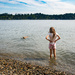 Swimming Dog and Wading Feet by tina_mac