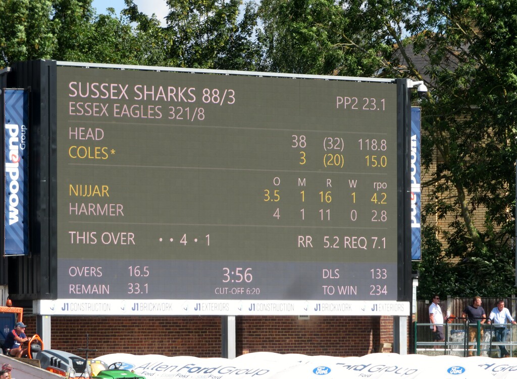 Cricket scoreboard (Essex won) by lellie