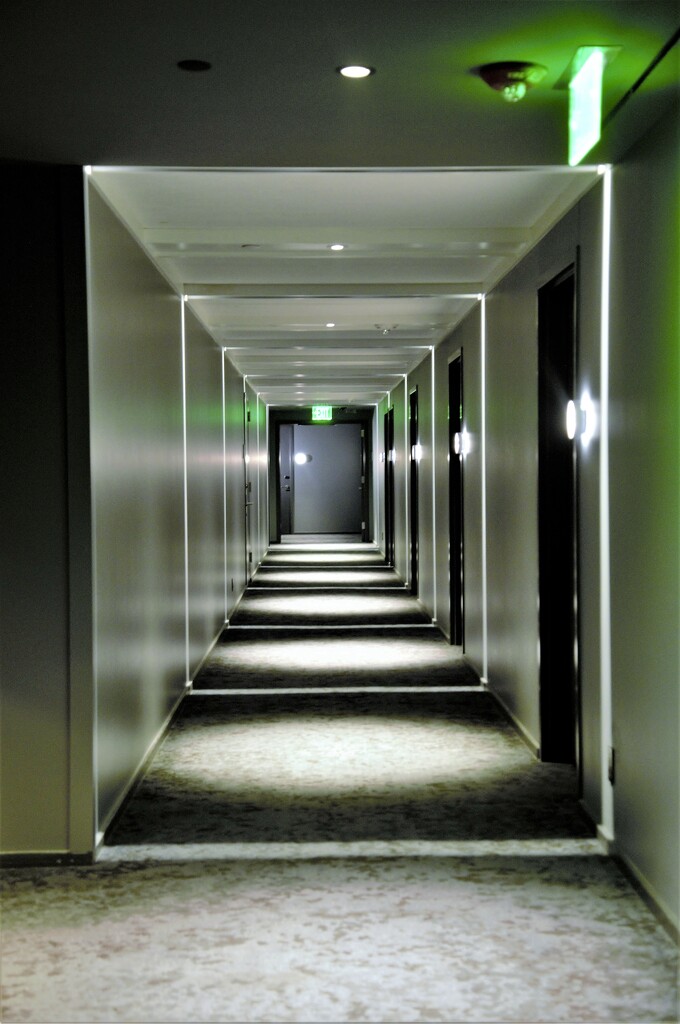 Hotel Hallway by chejja