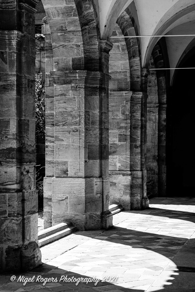 shadows in the cloisters by nigelrogers