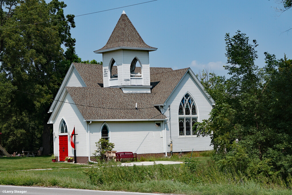 Roadside Church by larrysphotos