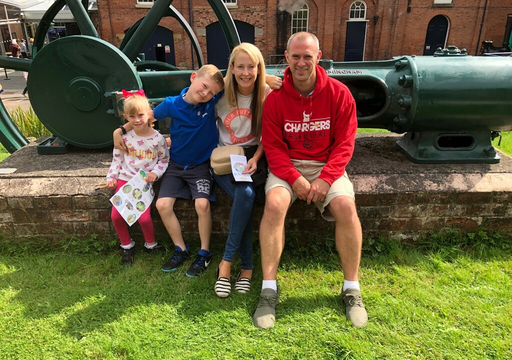 Niamh, Finley, Jo and Christopher at Hereford Waterworks Museum  by susiemc