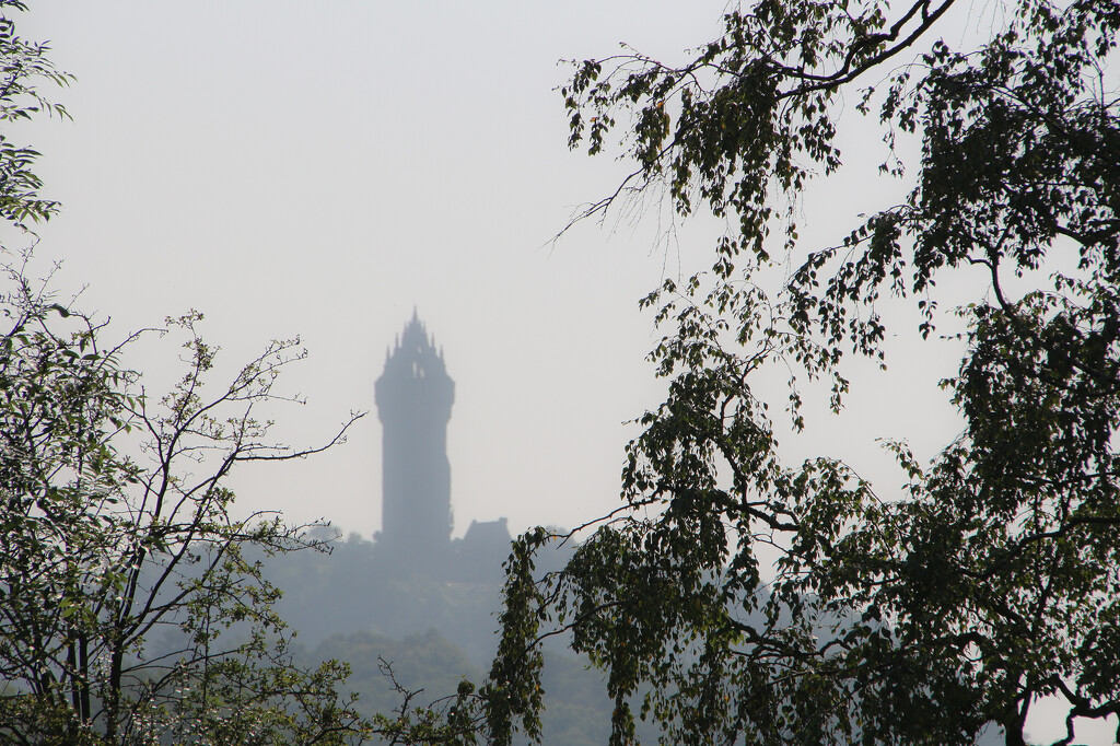 The Wallace Monument in the Morning Mist by nodrognai