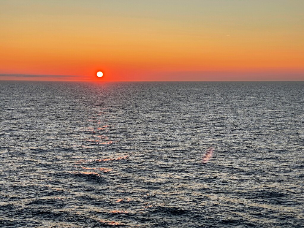 Sunset on our last night onboard by tinley23