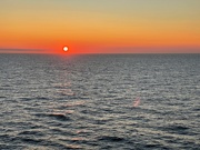 25th Aug 2021 - Sunset on our last night onboard