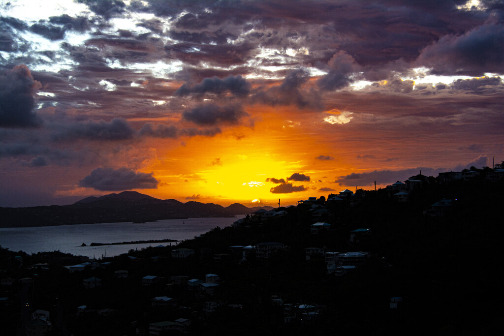 Sunset on St John Island by cwbill