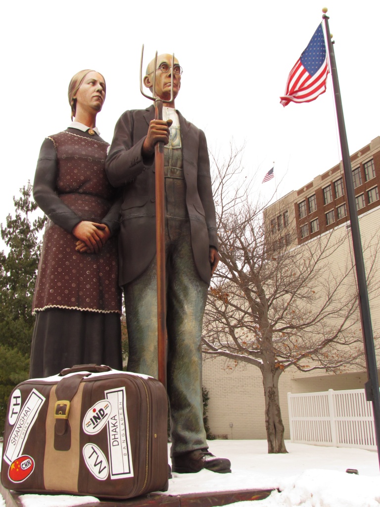 American Gothic Sculpture by juletee
