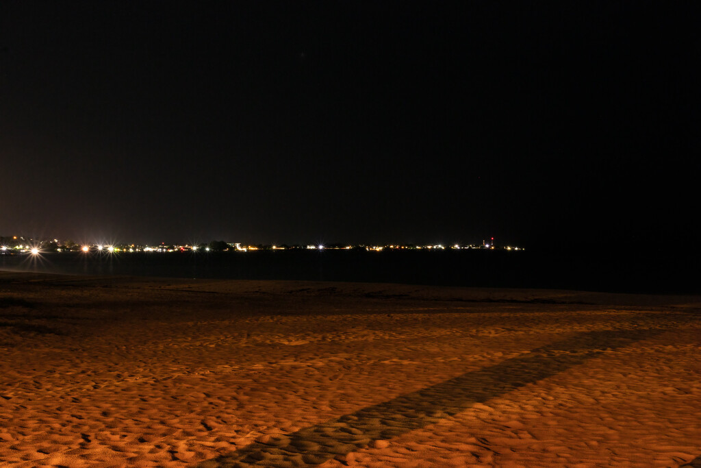 The Beach At Night by swchappell