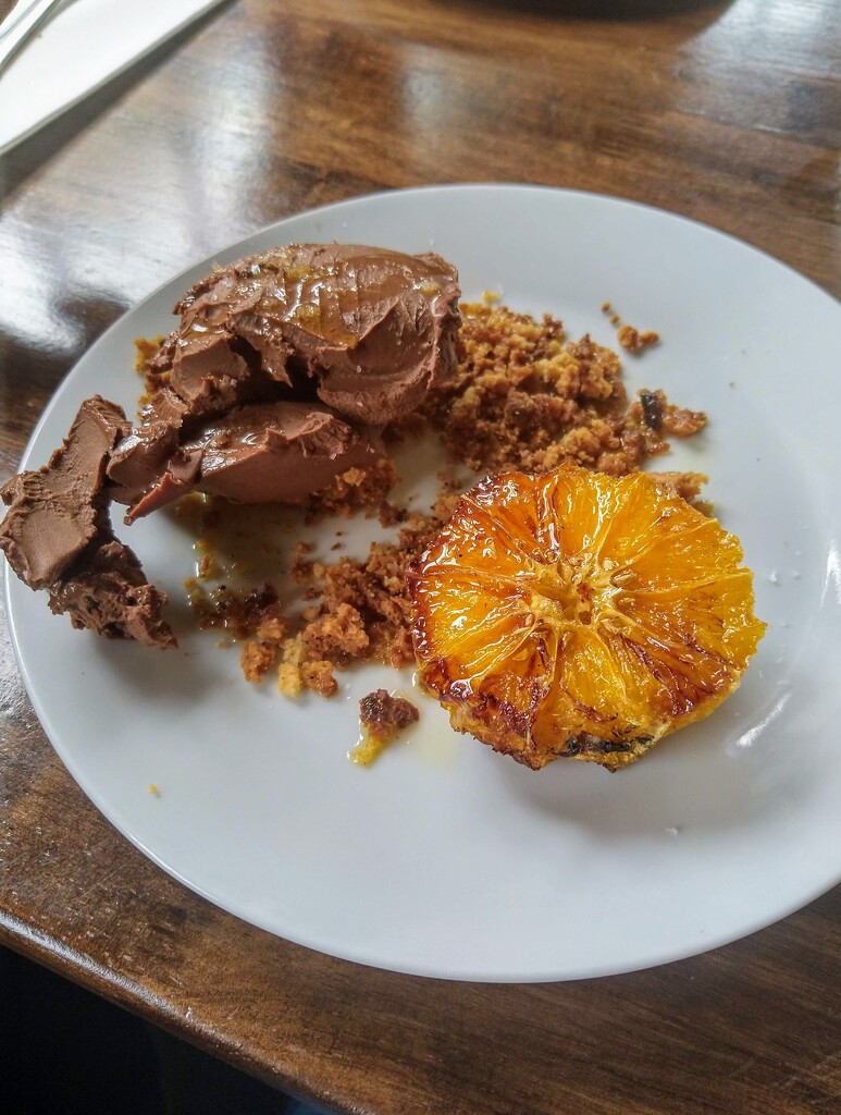 Chocolate, charred orange and sourdough shortbread by boxplayer